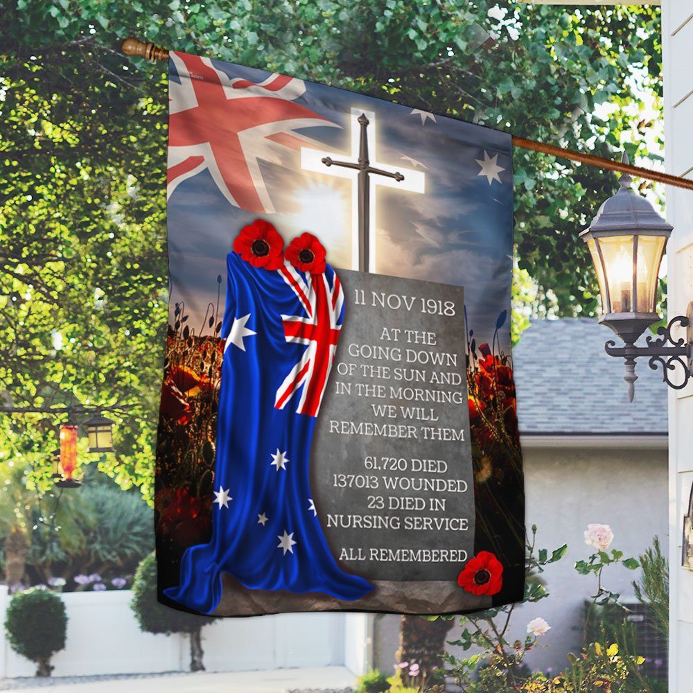 Remembrance Day Poppies Flag Always Remember 11 November MBH133F