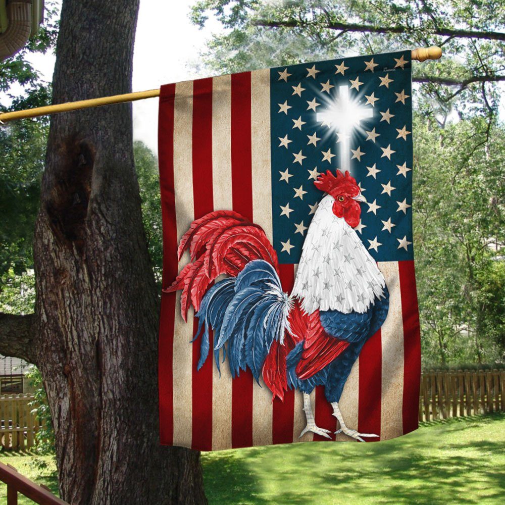 Rooster Cross Flag LHA1965Fv11