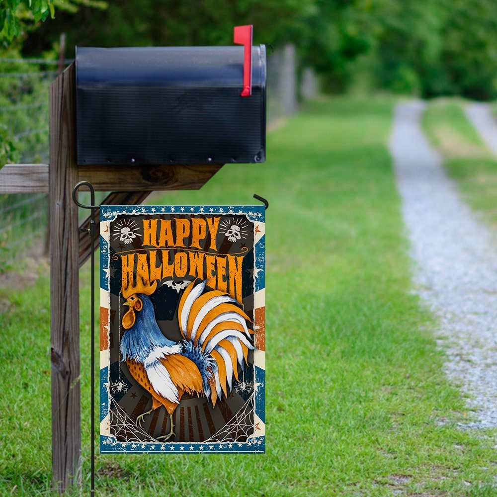 Rooster Halloween Flag Rooster Halloween Flag