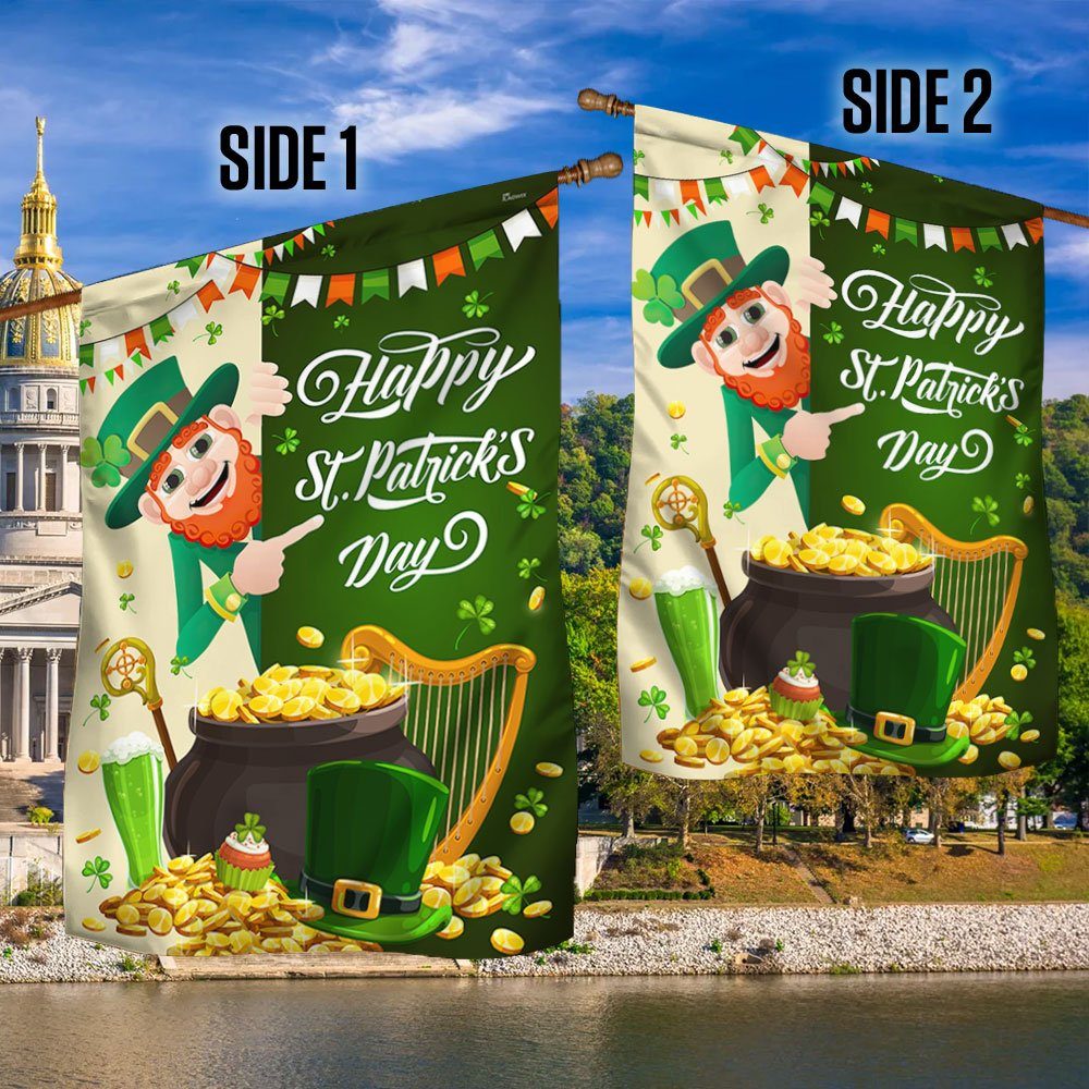 Saint Patrick’s Day Leprechaun Flag TQN834F