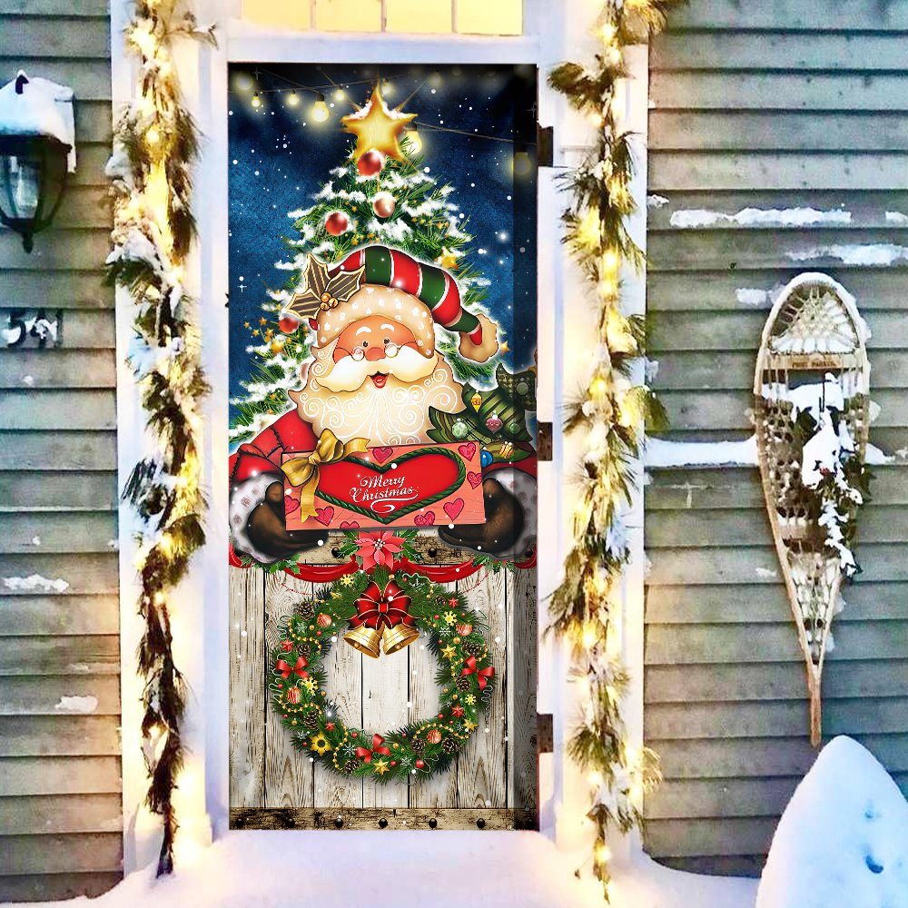 Santa Claus Christmas Door Cover TQN660D