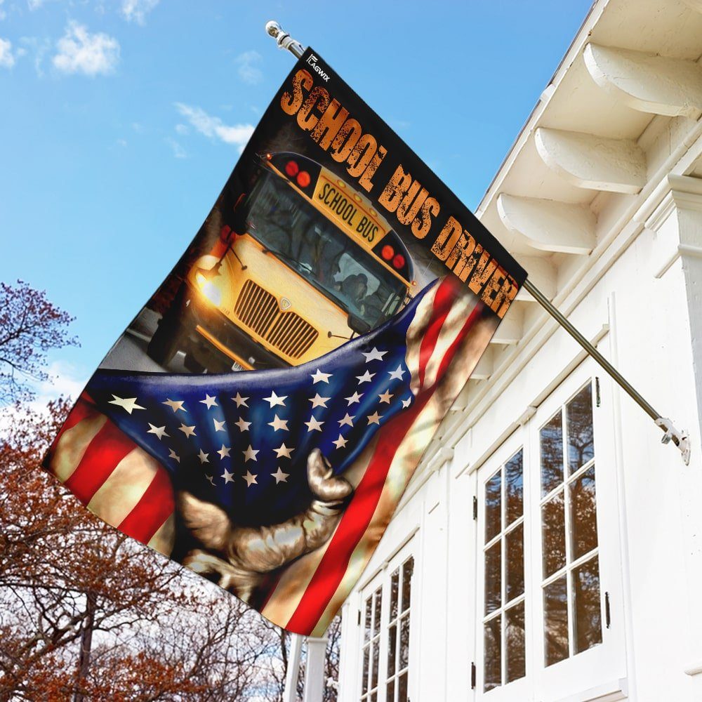 School Bus Driver Flag