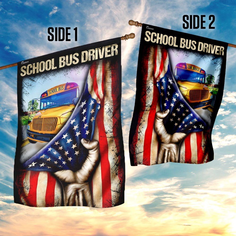 School Bus Driver Flag School Bus Driver Flag
