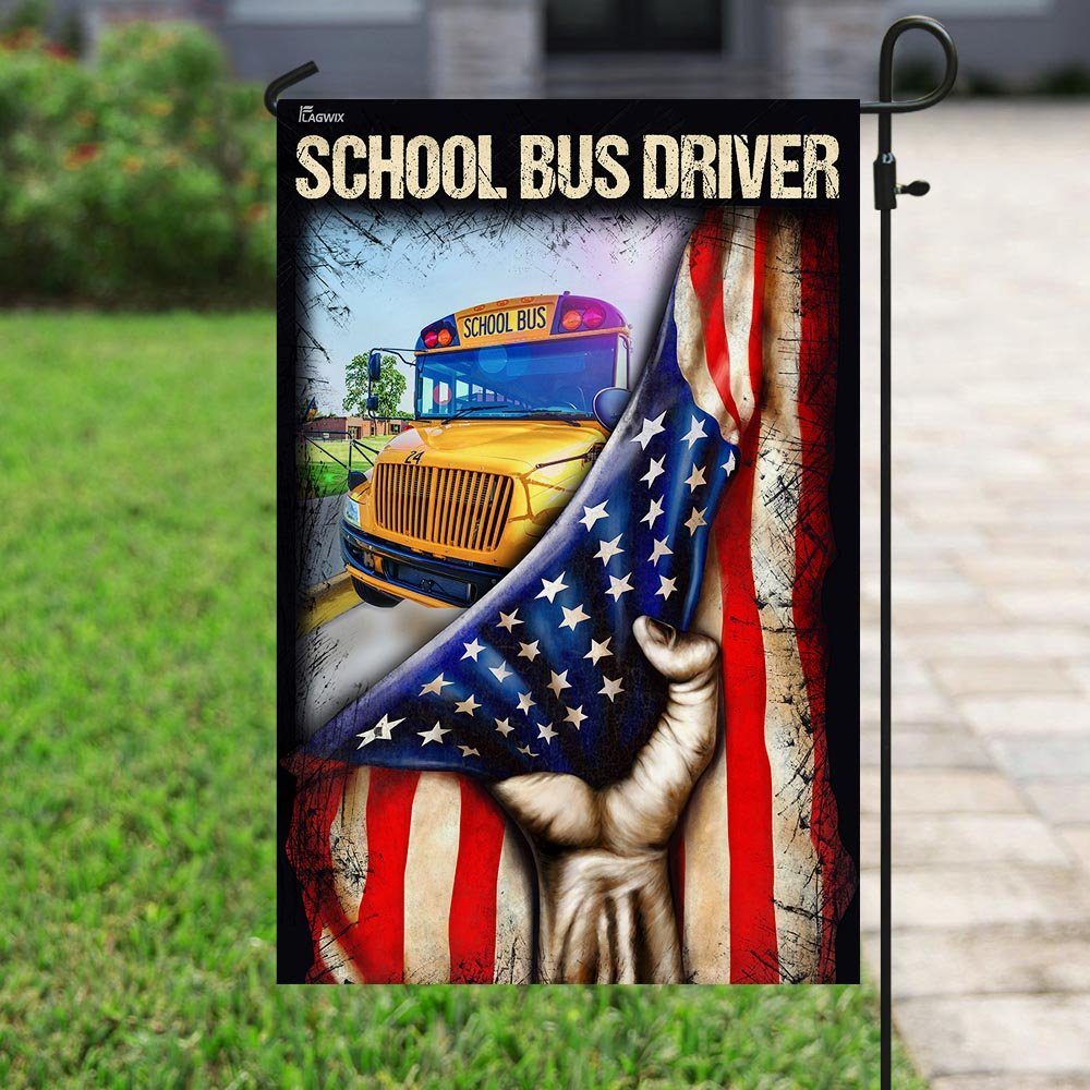 School Bus Driver Flag School Bus Driver Flag