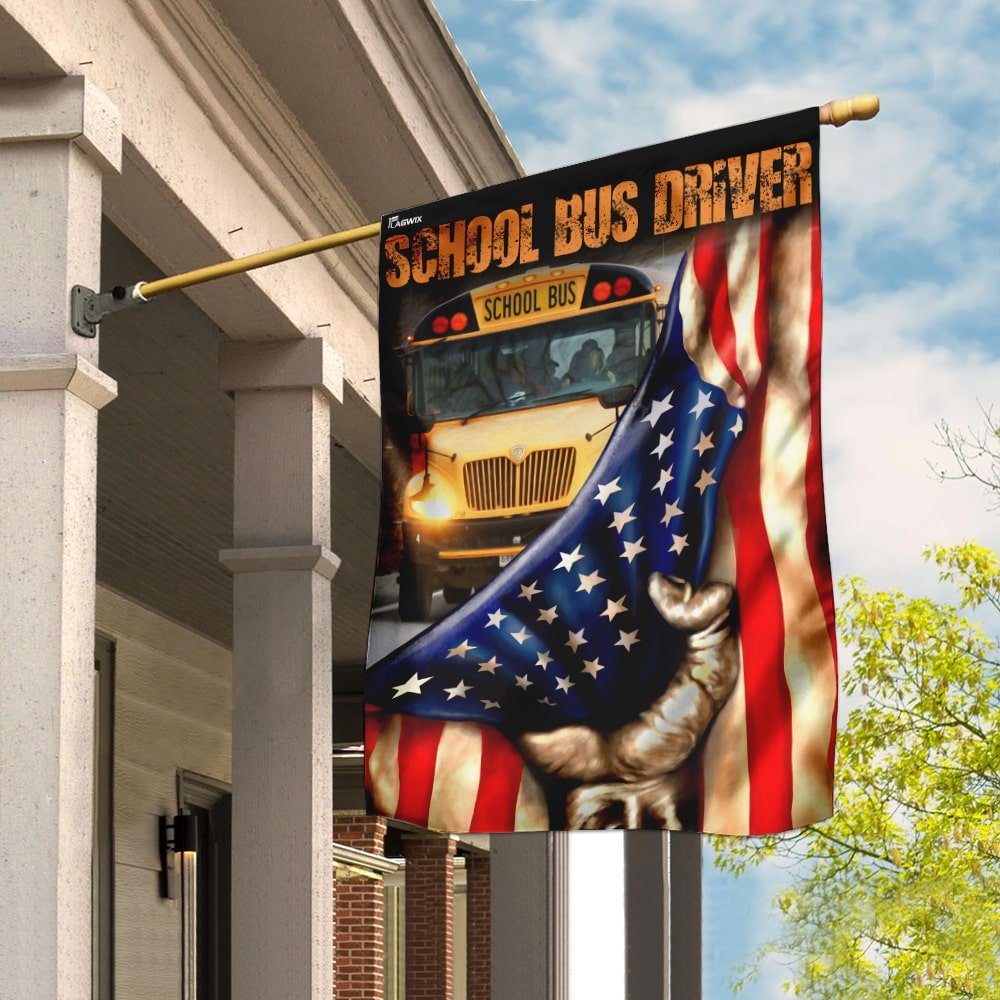 School Bus Driver Flag