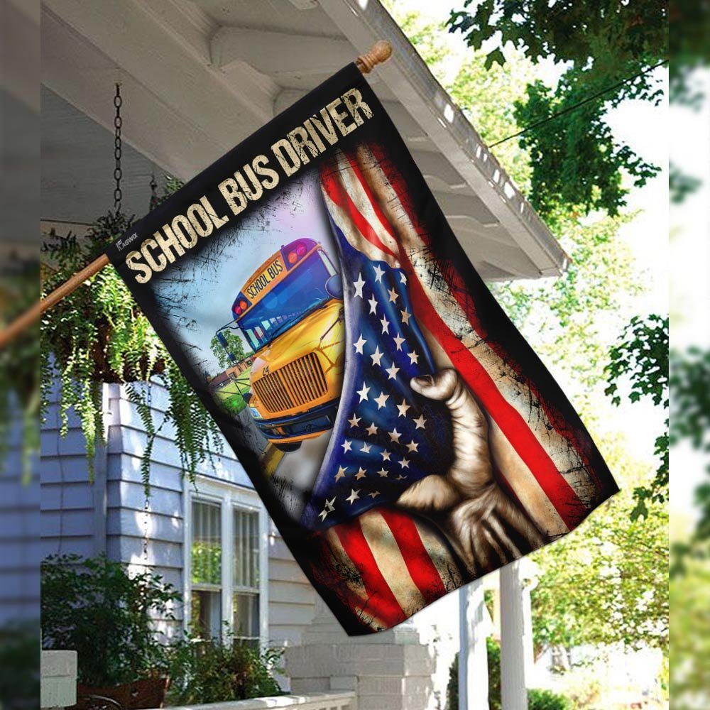 School Bus Driver Flag School Bus Driver Flag