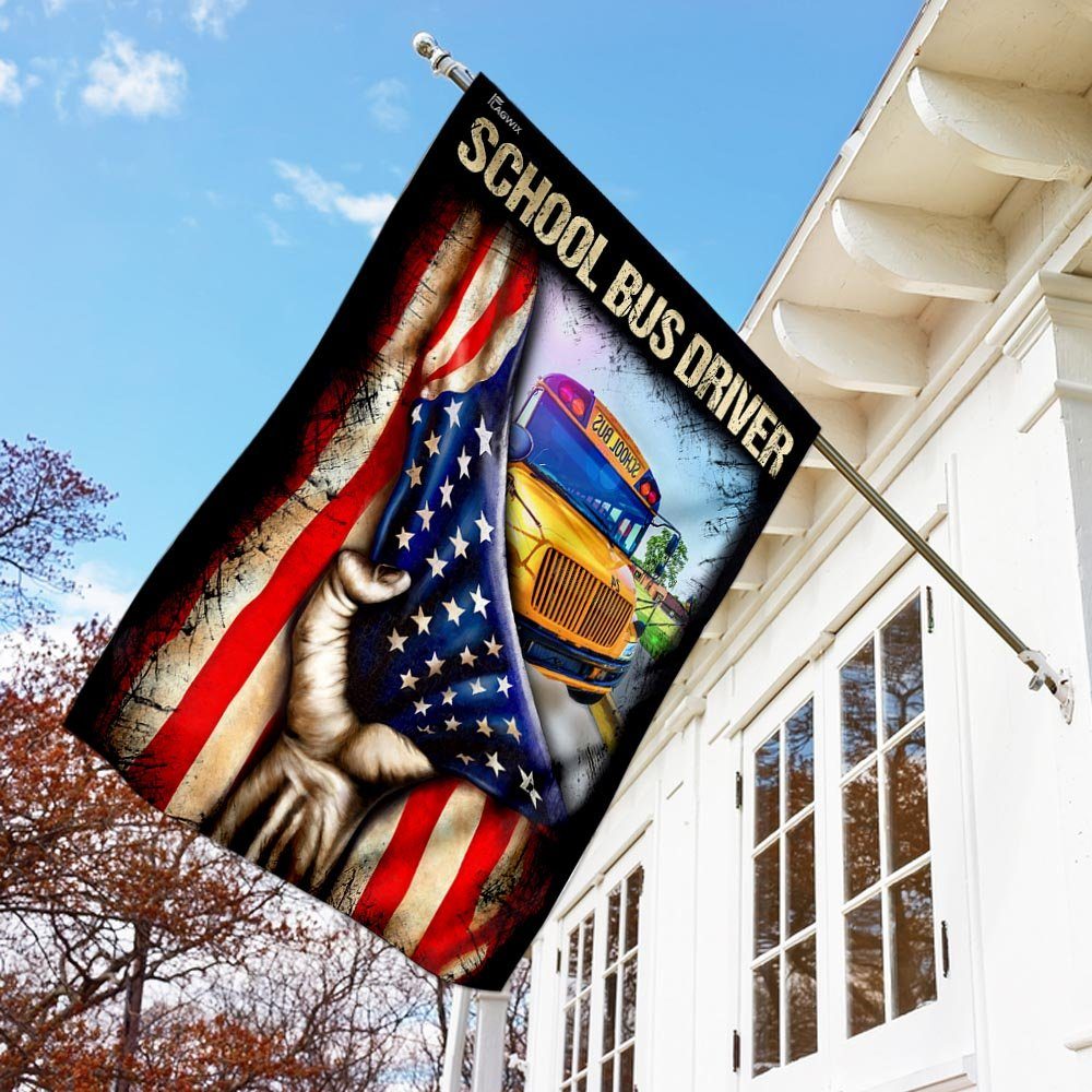 School Bus Driver Flag School Bus Driver Flag