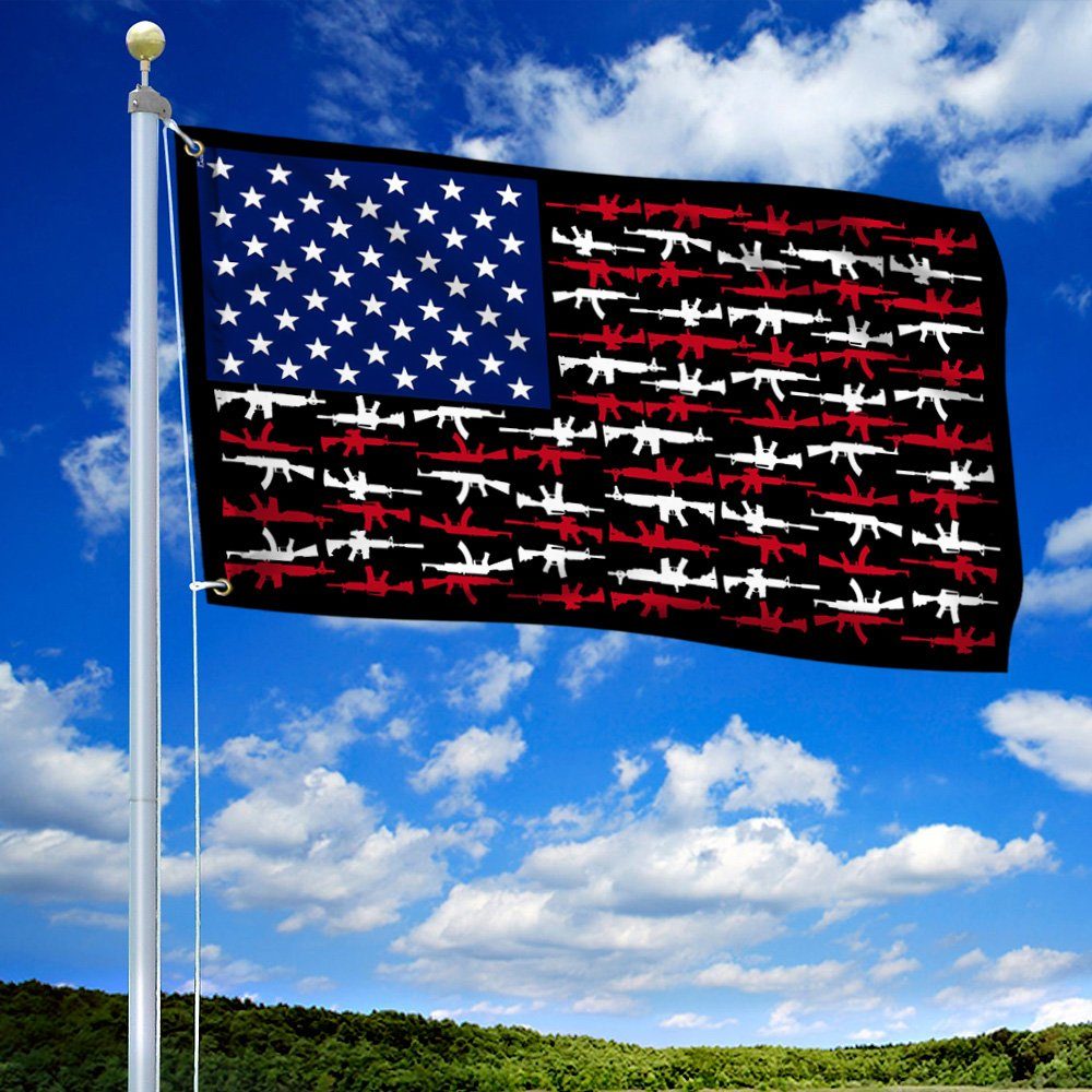 Second Amendment Grommet Flag TRN1102GF