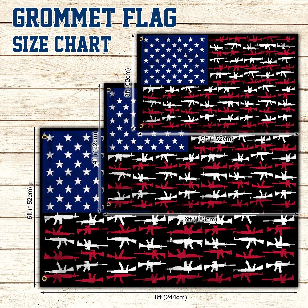 Second Amendment Grommet Flag TRN1102GF Second Amendment Grommet Flag TRN1102GF
