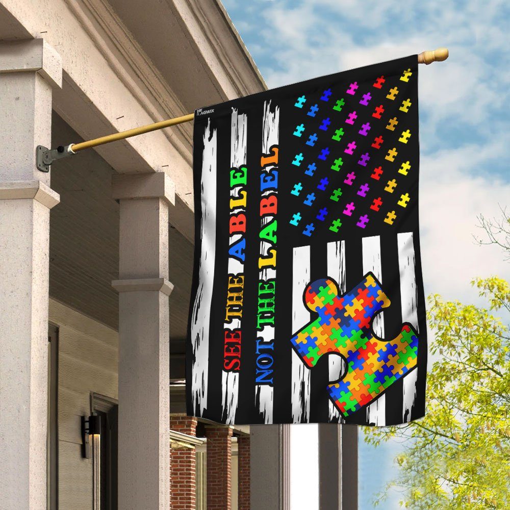 See The Able Not The Label Flag