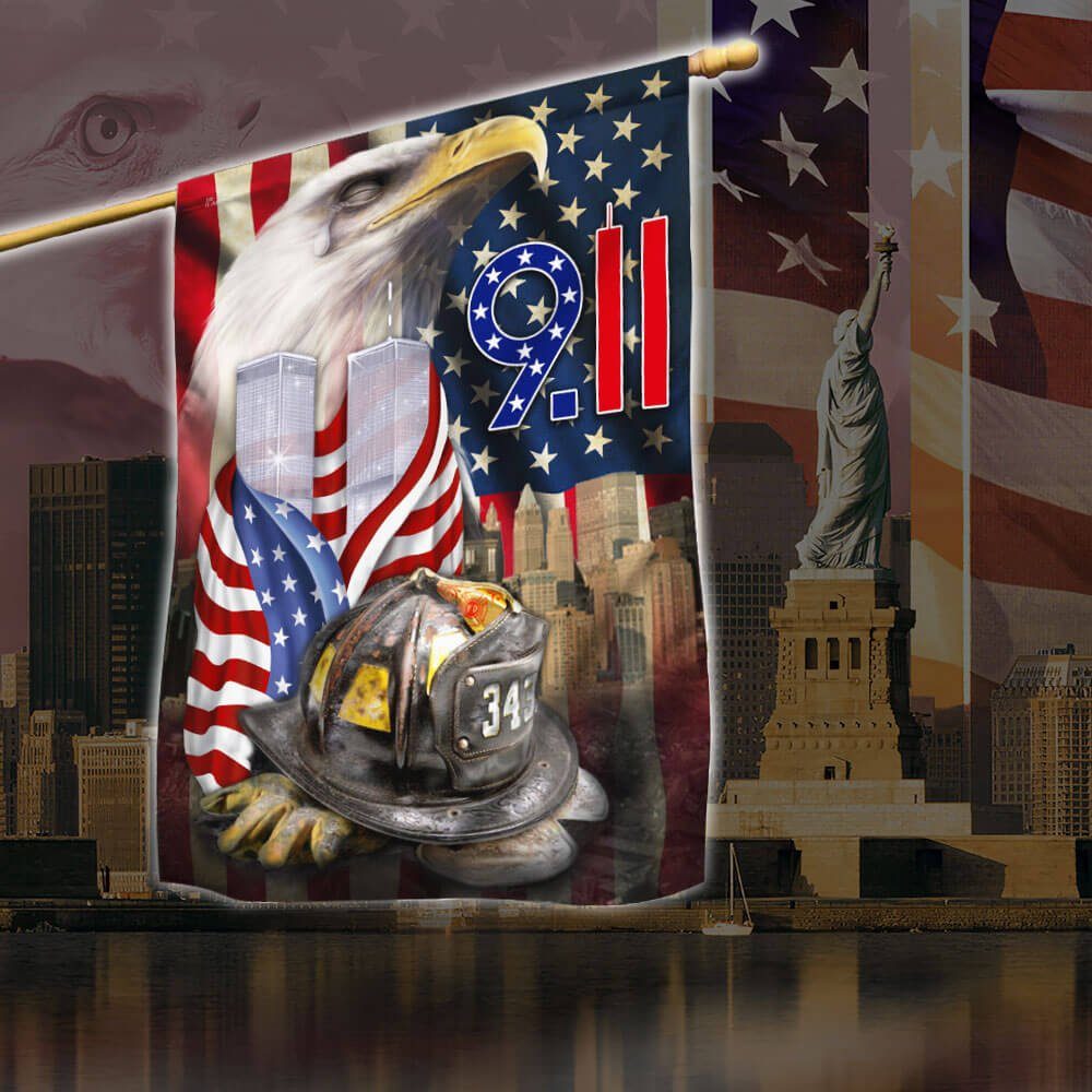 September 11th. Never Forget Flag THB2501Fv1 September 11th. Never Forget Flag THB2501Fv1
