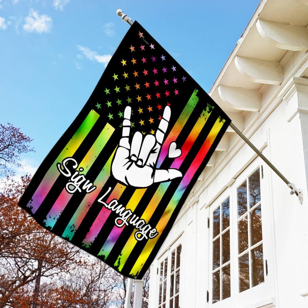 Sign Language Flag