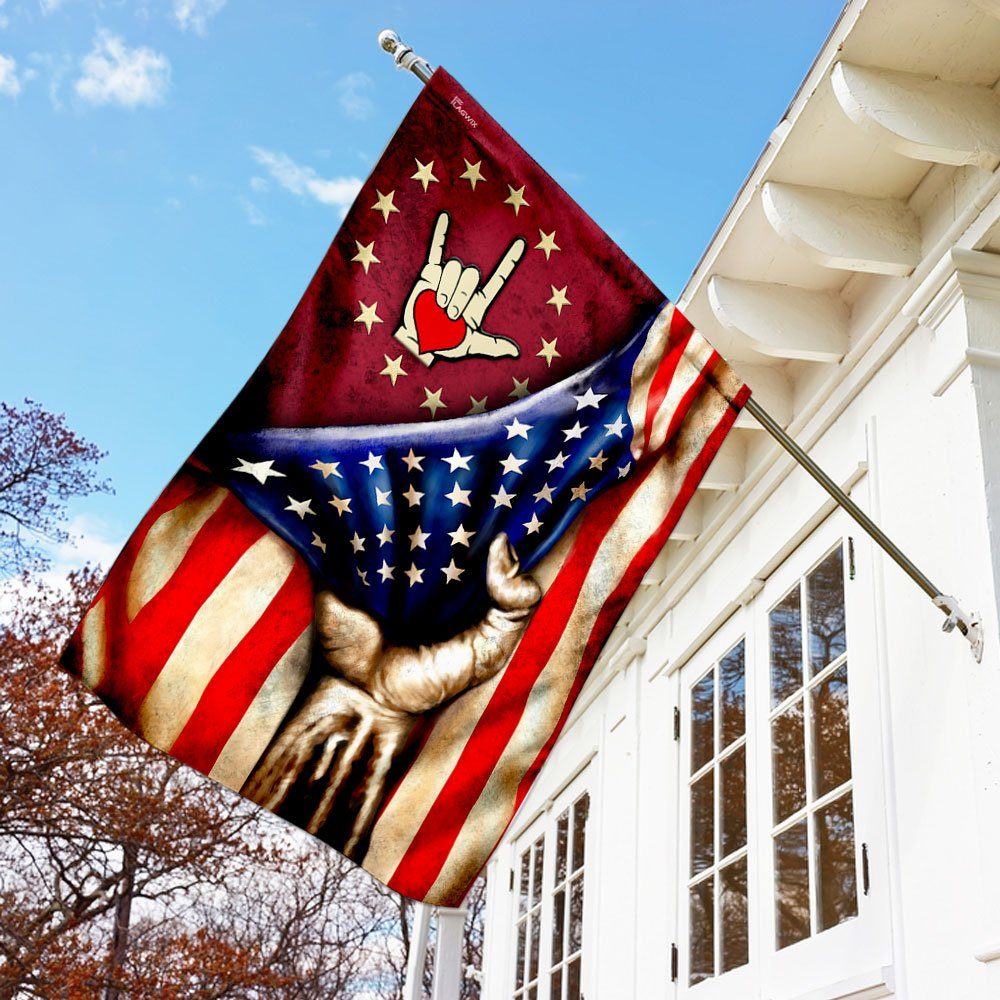 Sign Language Flag