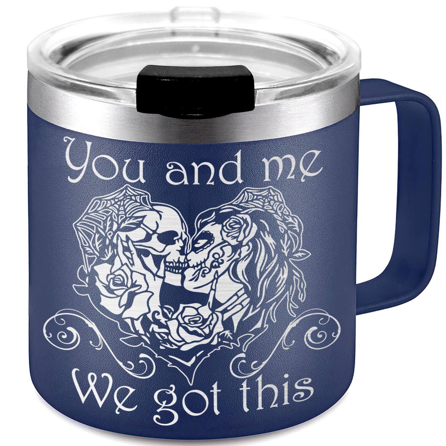 Skull Couple Insulated Coffee Mug TPT222CM