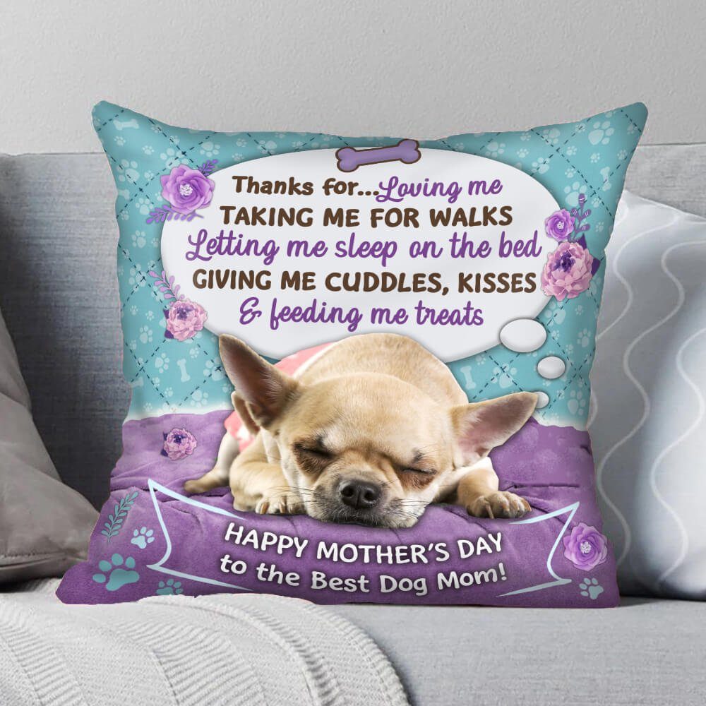 Sleeping Chihuahua Thanks For Loving Me Cushion