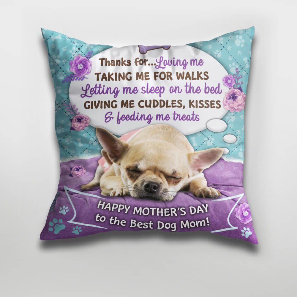 Sleeping Chihuahua Thanks For Loving Me Cushion