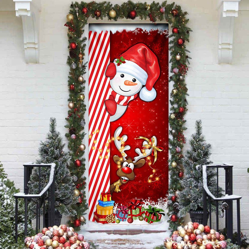 Snowman Door Cover