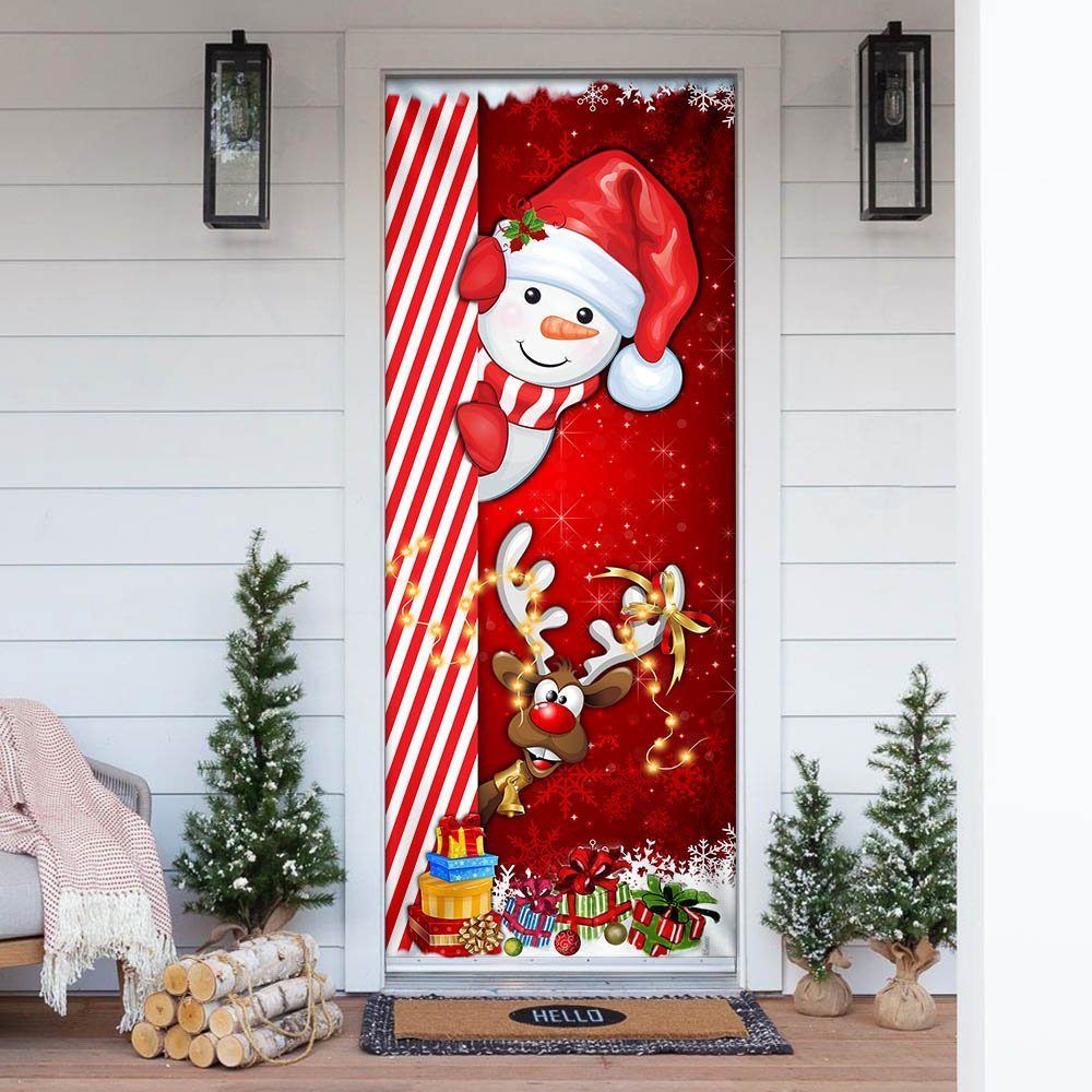 Snowman Door Cover