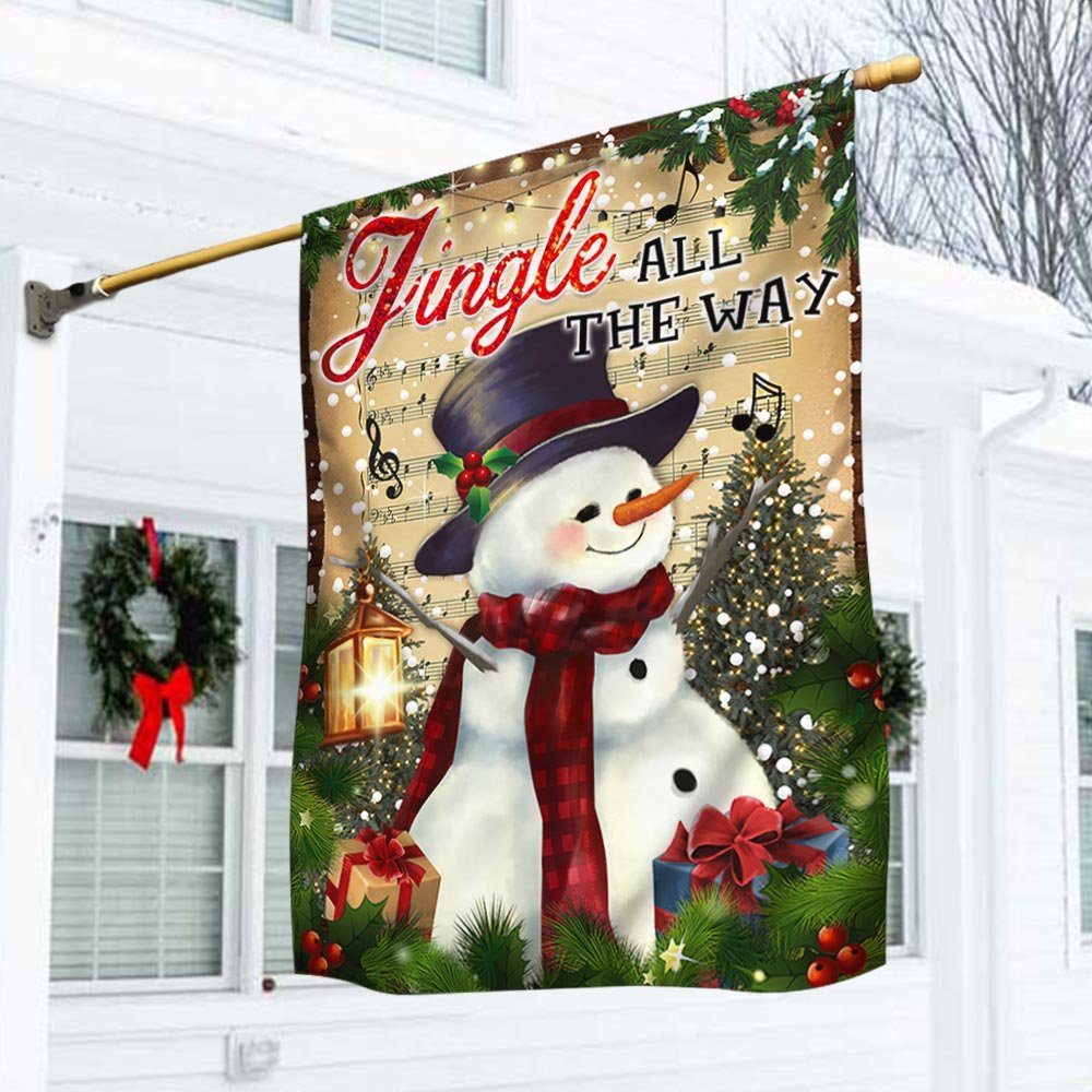 Snowman Flag Jingle All The Way DBD3063F