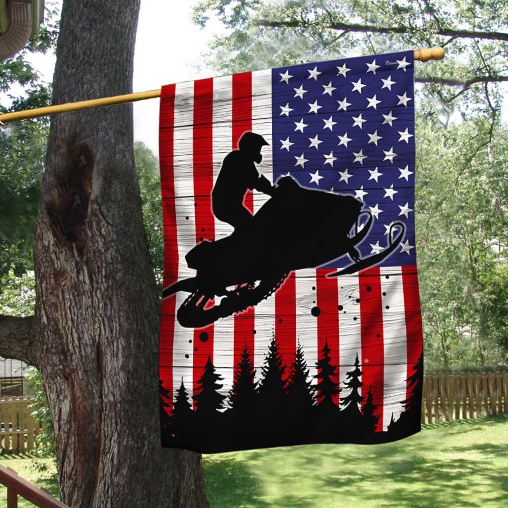 Snowmobile American Flag DBD2979F