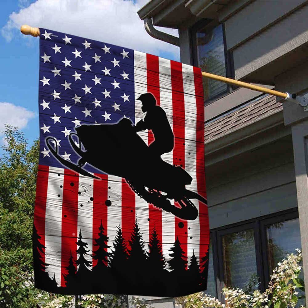 Snowmobile American Flag DBD2979F