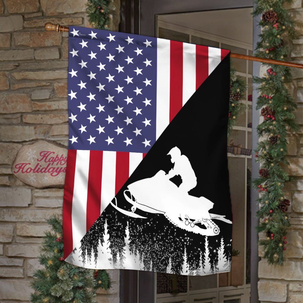 Snowmobile Flag American Motor Sledge DDH2980F