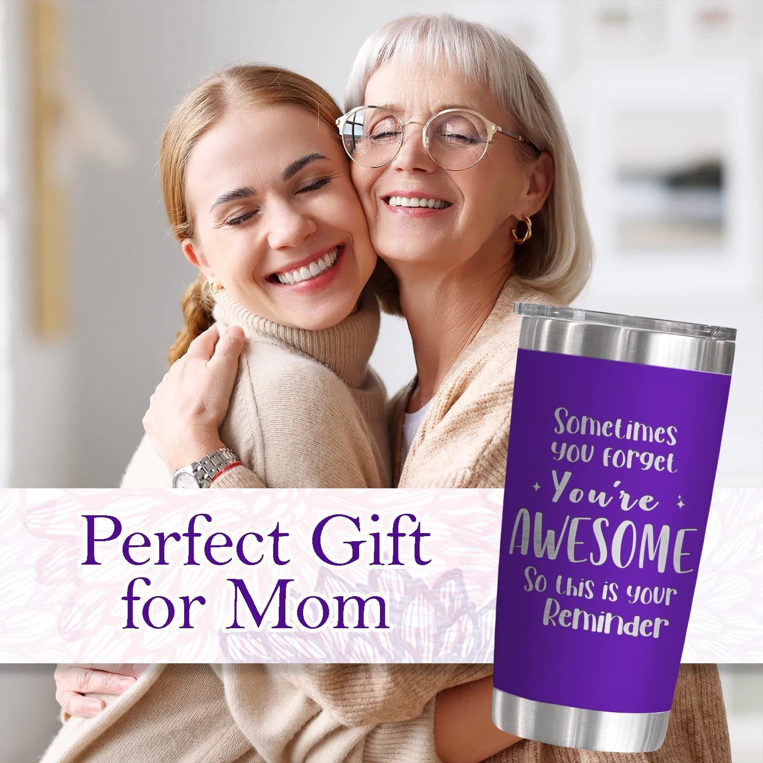 Sometimes You Forget You’re Awesome – Gift For Mom Laser Engrave 20 Oz Tumbler