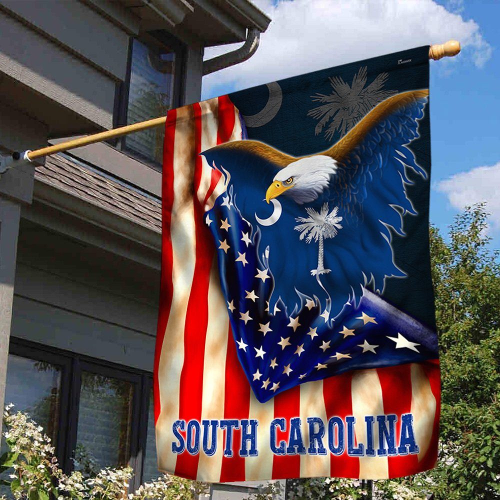 South Carolina Eagle American Flag  MLH2171F