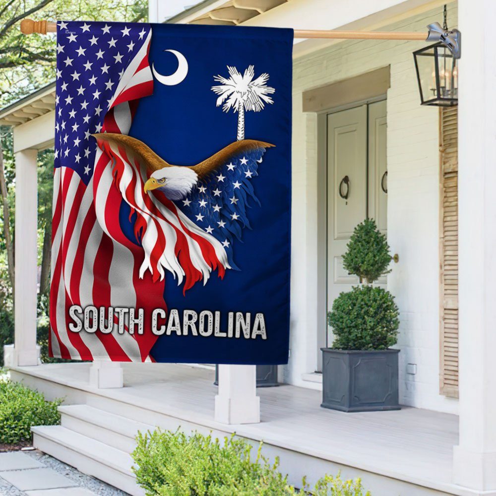 South Carolina Eagle Flag MLN1232F