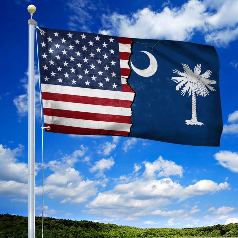 South Carolina Flag South Carolina American Grommet Flag QTR255GF