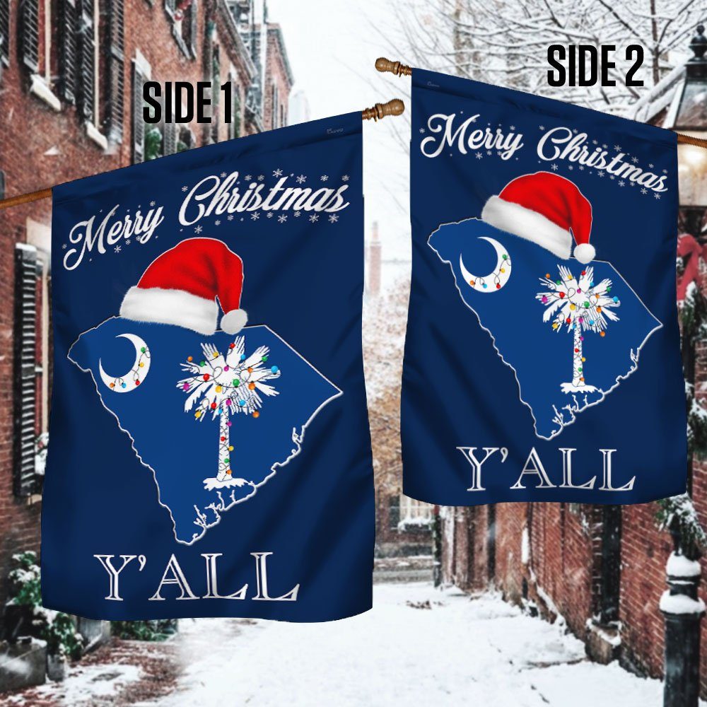 South Carolina Merry Christmas Flag MLN757F