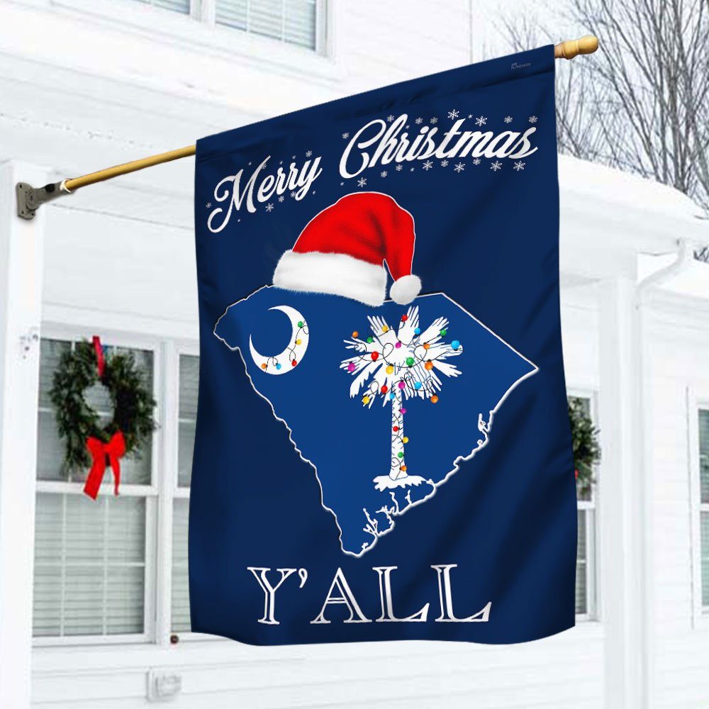 South Carolina Merry Christmas Flag MLN757F