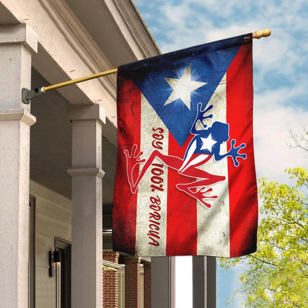 Soy 100% Boricua Puerto Rico Flag