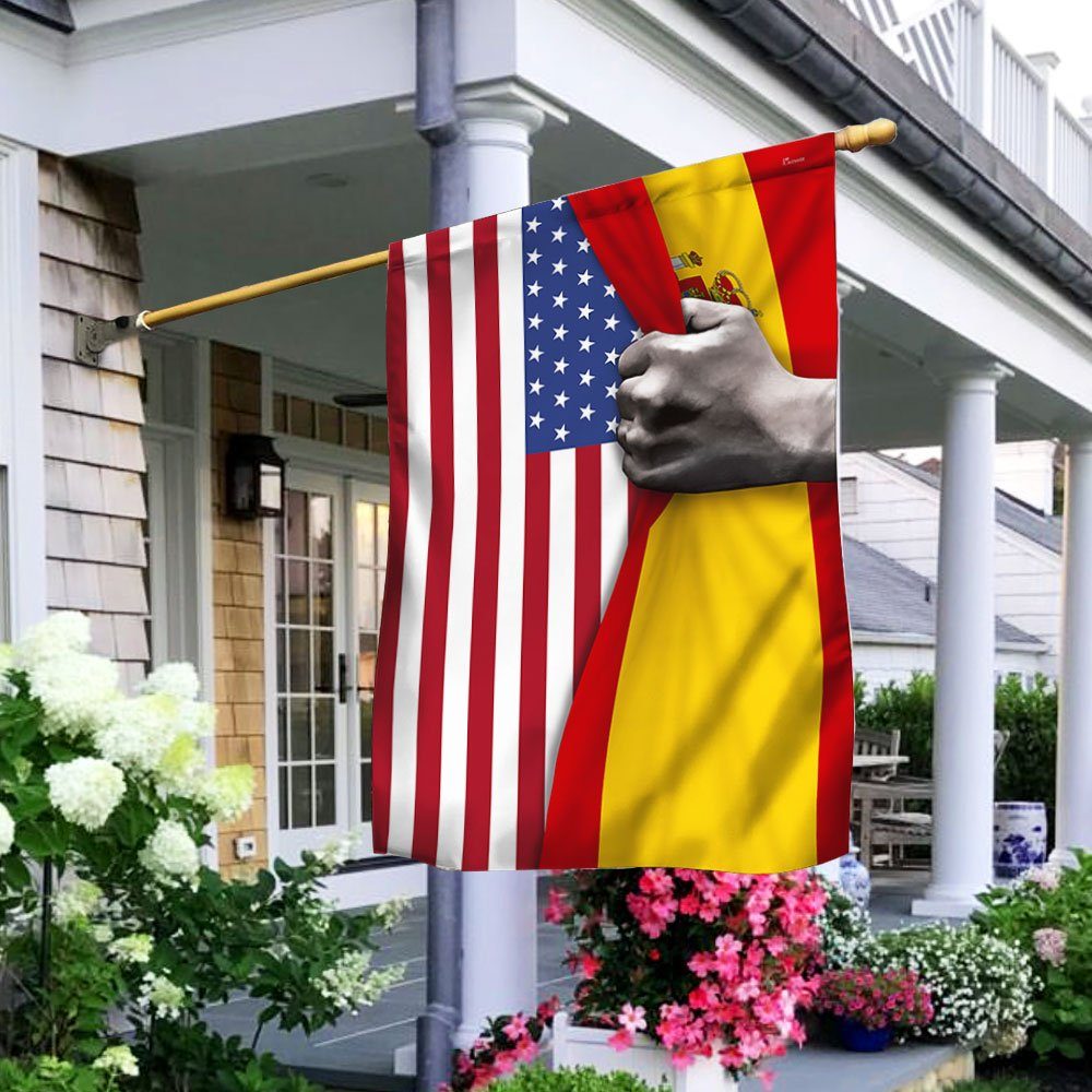 Spanish And American Flag TQN822F