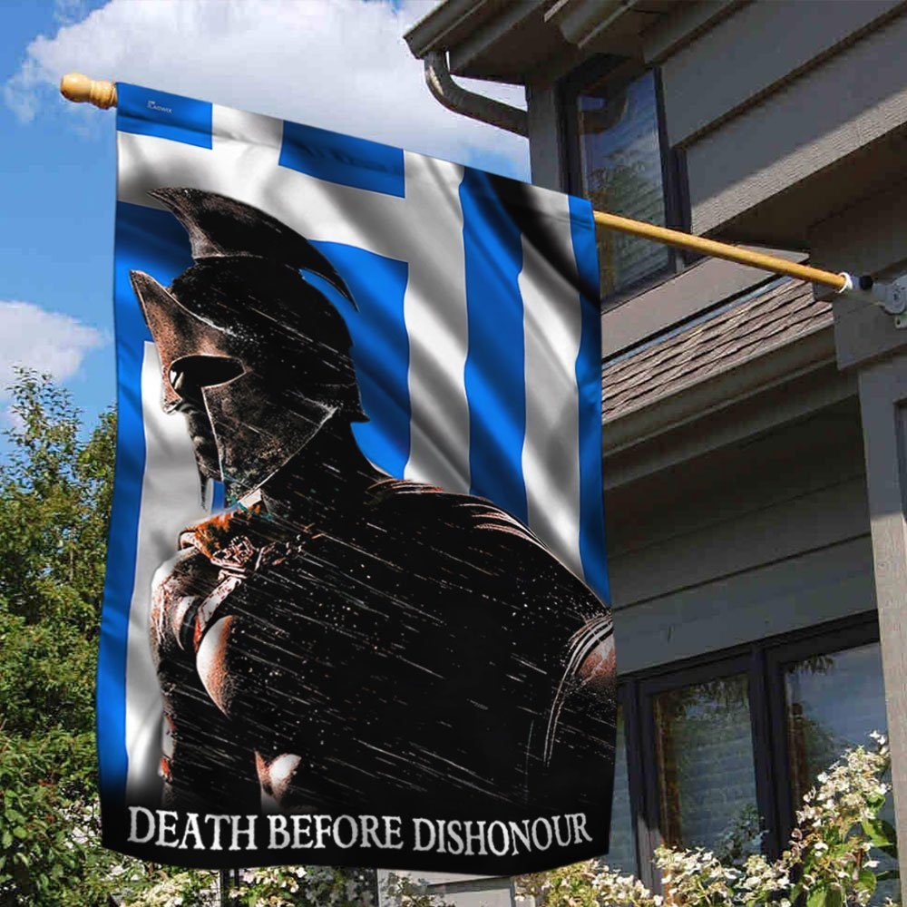 Spartan Flag Warrior Greece Flag TRL1386F