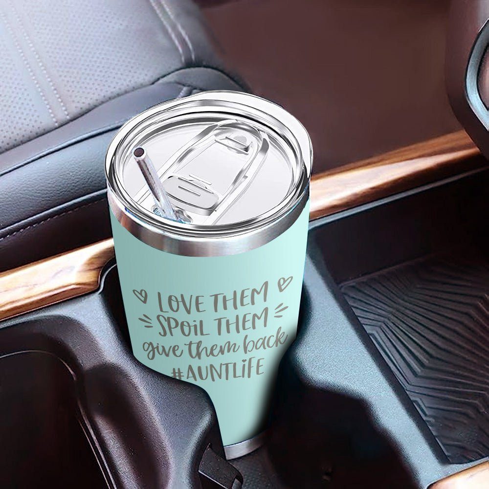 Spoiled Aunt Gift 20oz Tumbler Mint