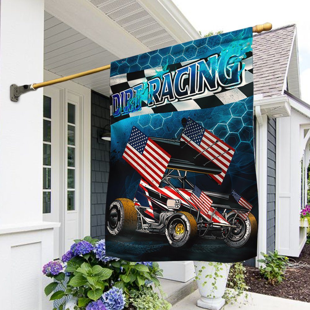 Sprint Car Flag Dirt Racing ANT202F