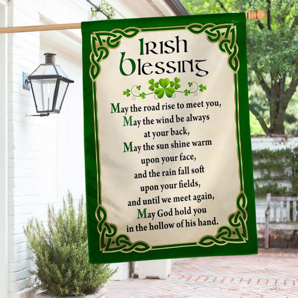 St. Patrick’s Day Flag Irish Blessing TQN833F