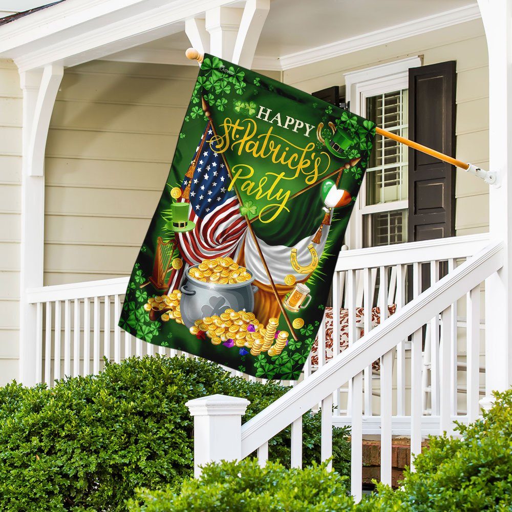 St. Patrick’s Day Irish American Flag