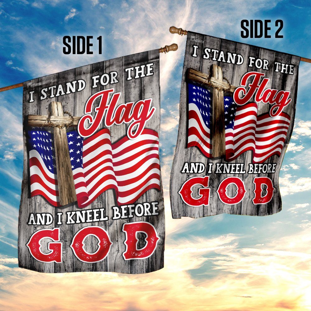 Stand For The Flag Kneel Before God Christian American Flag Stand For The Flag Kneel Before God Christian American Flag