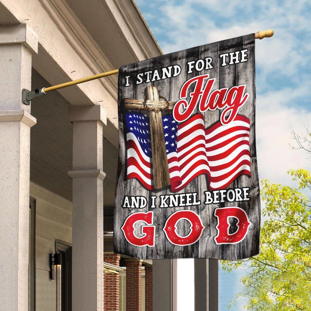 Stand For The Flag Kneel Before God Christian American Flag Stand For The Flag Kneel Before God Christian American Flag
