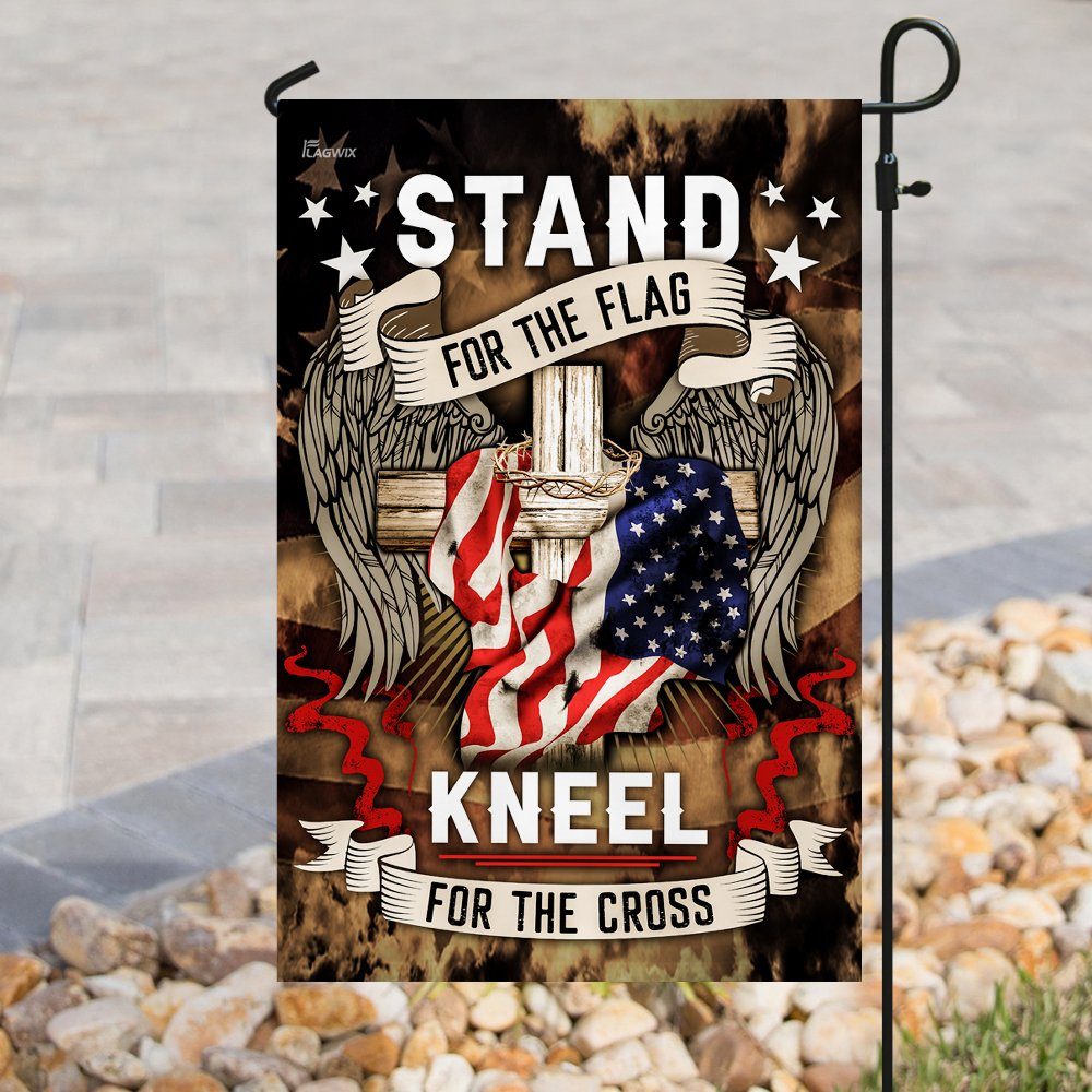 Stand For The Flag Kneel For The Cross Flag