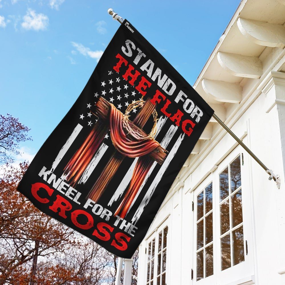 Stand For The Flag Kneel For The Cross Flag