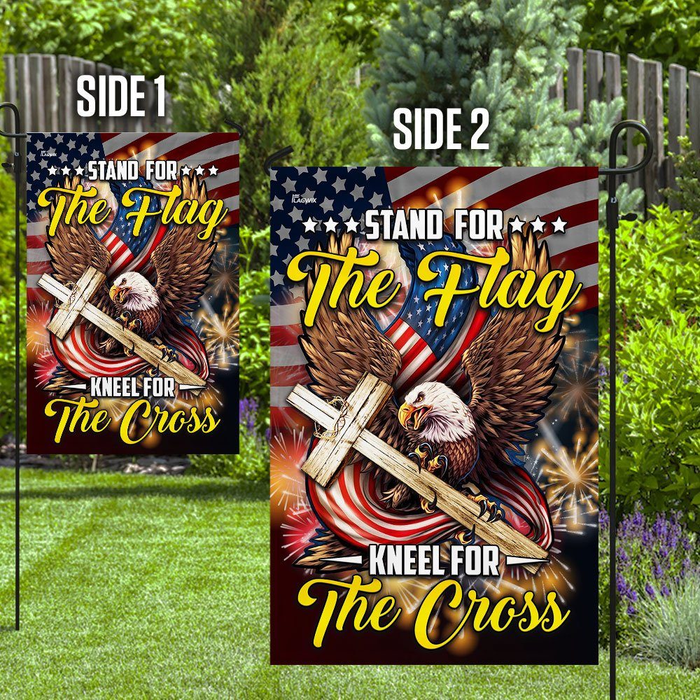 Stand For The Flag Kneel For The Cross Flag