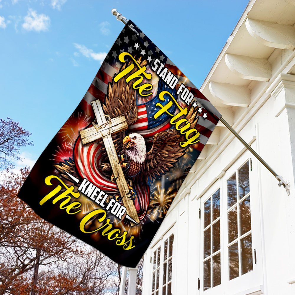 Stand For The Flag Kneel For The Cross Flag