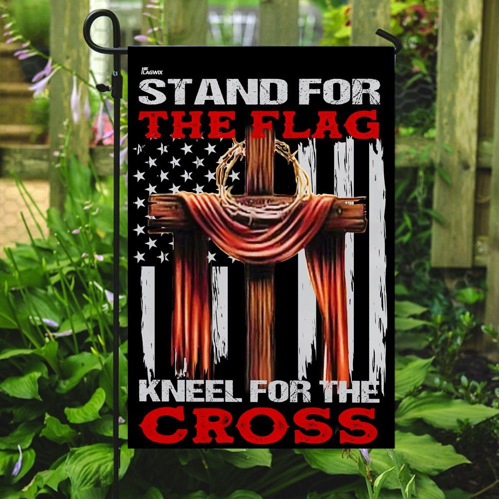 Stand For The Flag Kneel For The Cross Flag