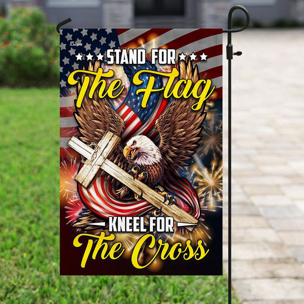 Stand For The Flag Kneel For The Cross Flag