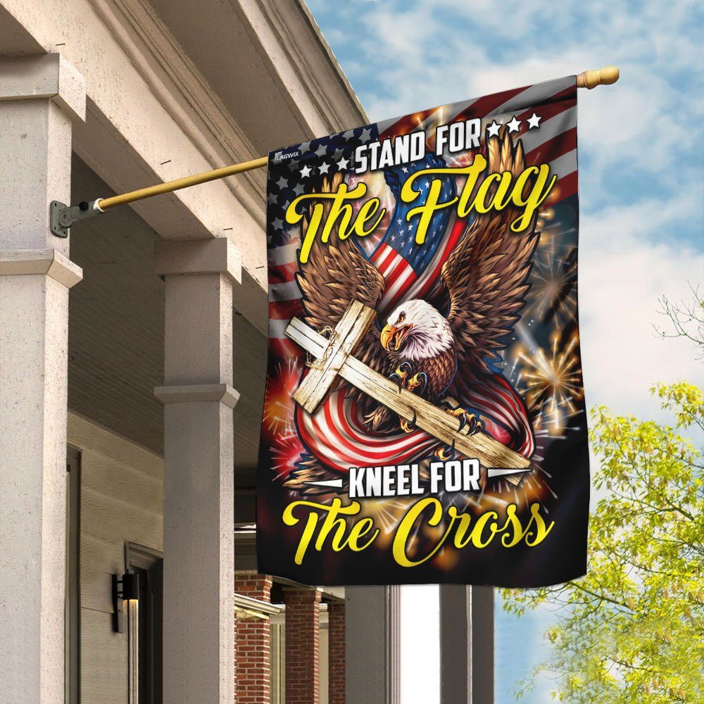 Stand For The Flag Kneel For The Cross Flag