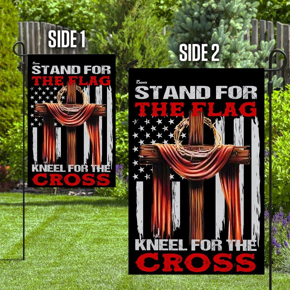 Stand For The Flag Kneel For The Cross Flag