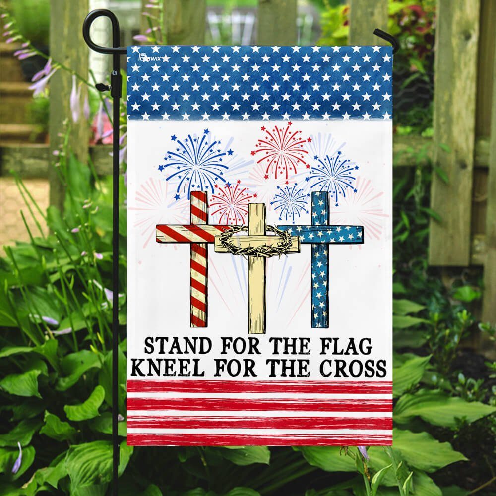 Stand For The Flag Kneel For The Cross Flag